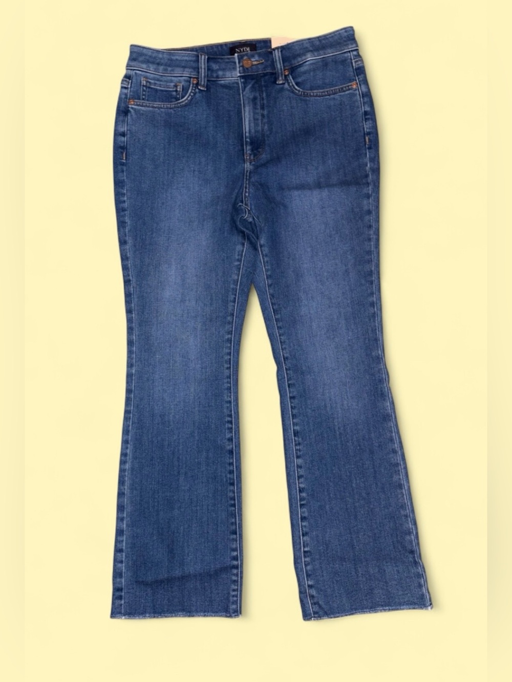 NYDJ Billie Mini Bootcut High Rise Ankle Jeans, NWT - Size 6 - Picture 5 of 9